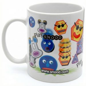Wake up. Sip up. Snood on. Play Snood Mug