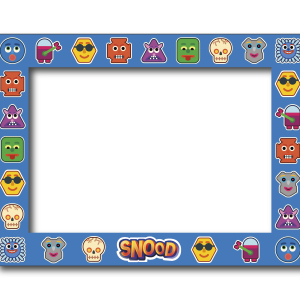Frame it. Write on it. Play Snood your way.