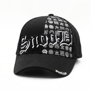Retro style. Classic game. Snood forever. Black Lettering Cap