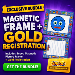 Snood Original – Gold Registration + Magnetic Frame Bundle