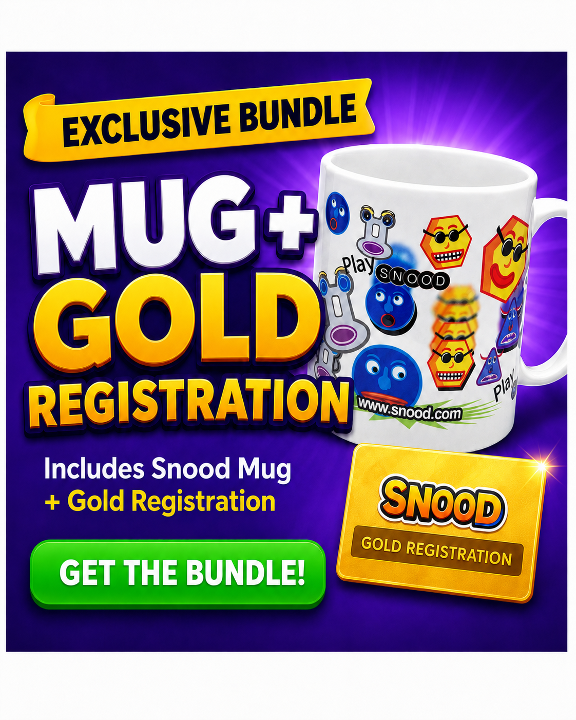 Snood Original – Gold Registration + Snood Mug Bundle