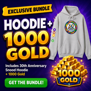 Snood Original - 1000 Gold + 30th Anniversary Snood Hoodie Bundle