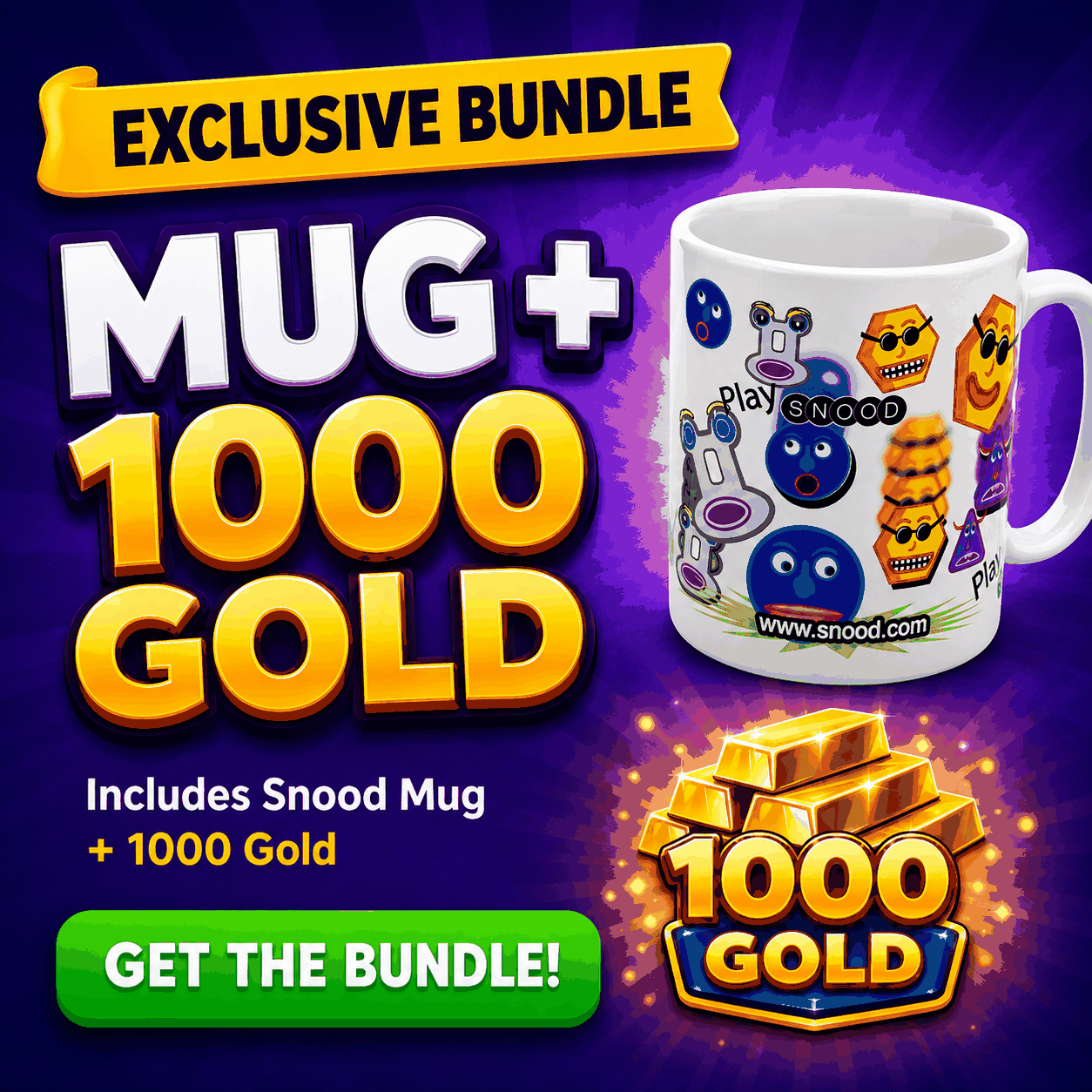 Snood Original – 1000 Gold + Snood Mug Bundle