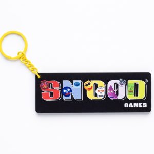 Carry the whole Snood crew wherever you go. Snood Games Acrylic Keychain