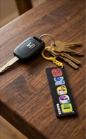 Carry the whole Snood crew wherever you go. Snood Games Acrylic Keychain - Image 3
