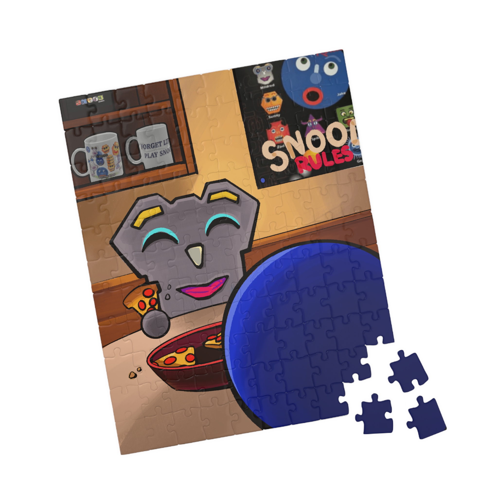 Snood Halloween Pizza Party Puzzle - Image 3