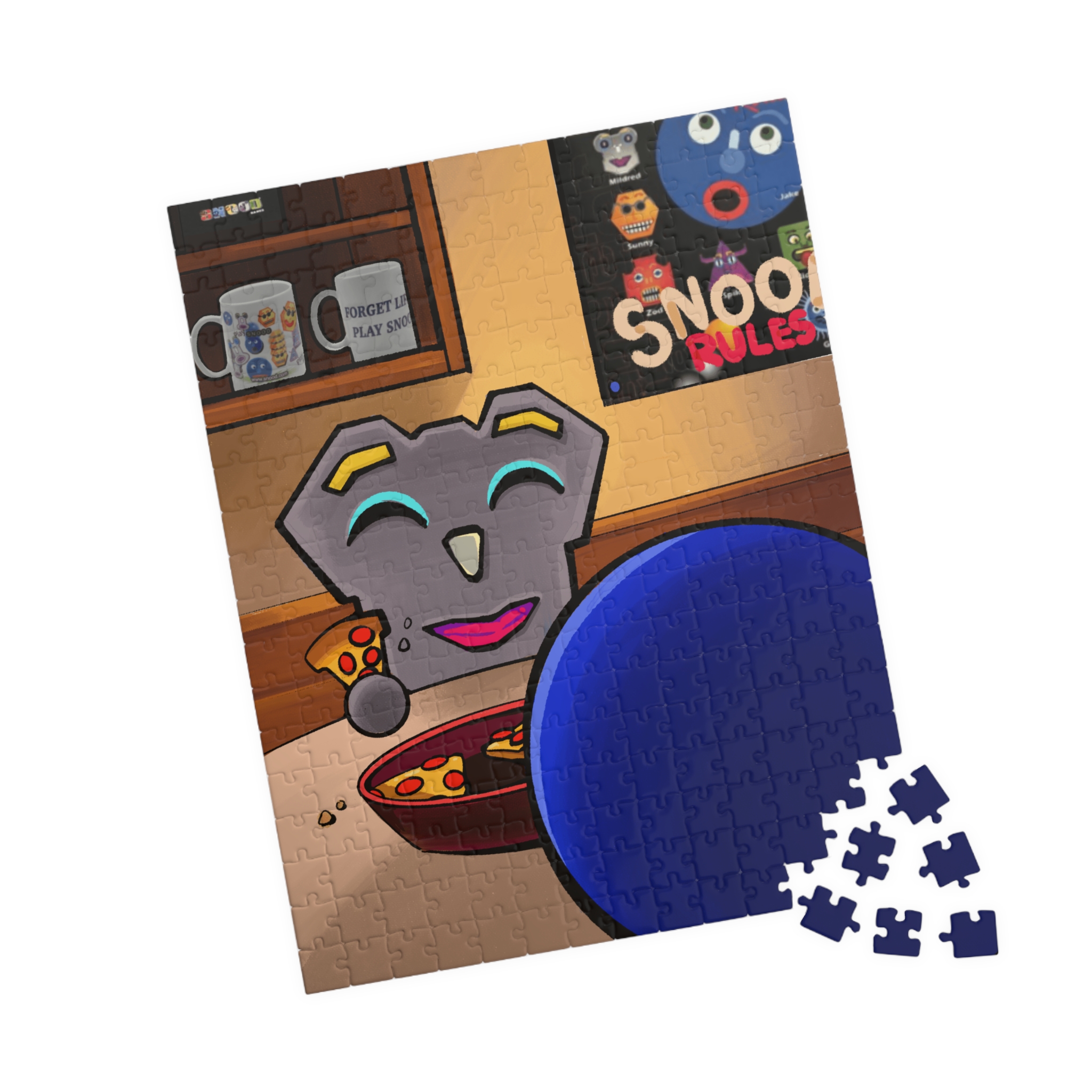 Snood Halloween Pizza Party Puzzle - Image 7