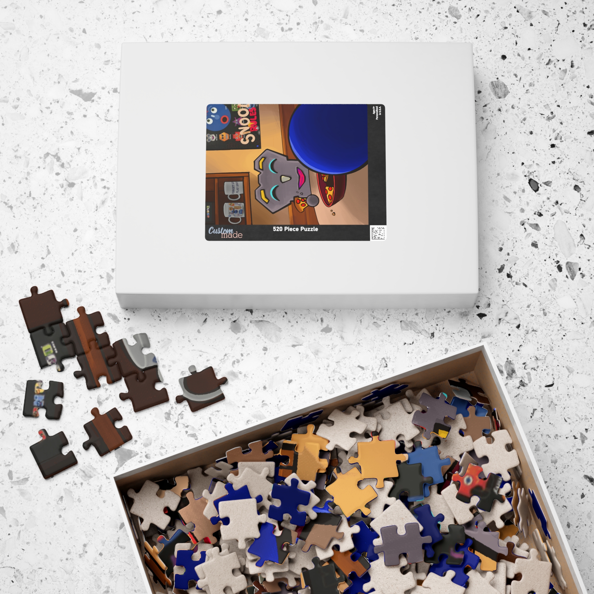 Snood Halloween Pizza Party Puzzle - Image 12