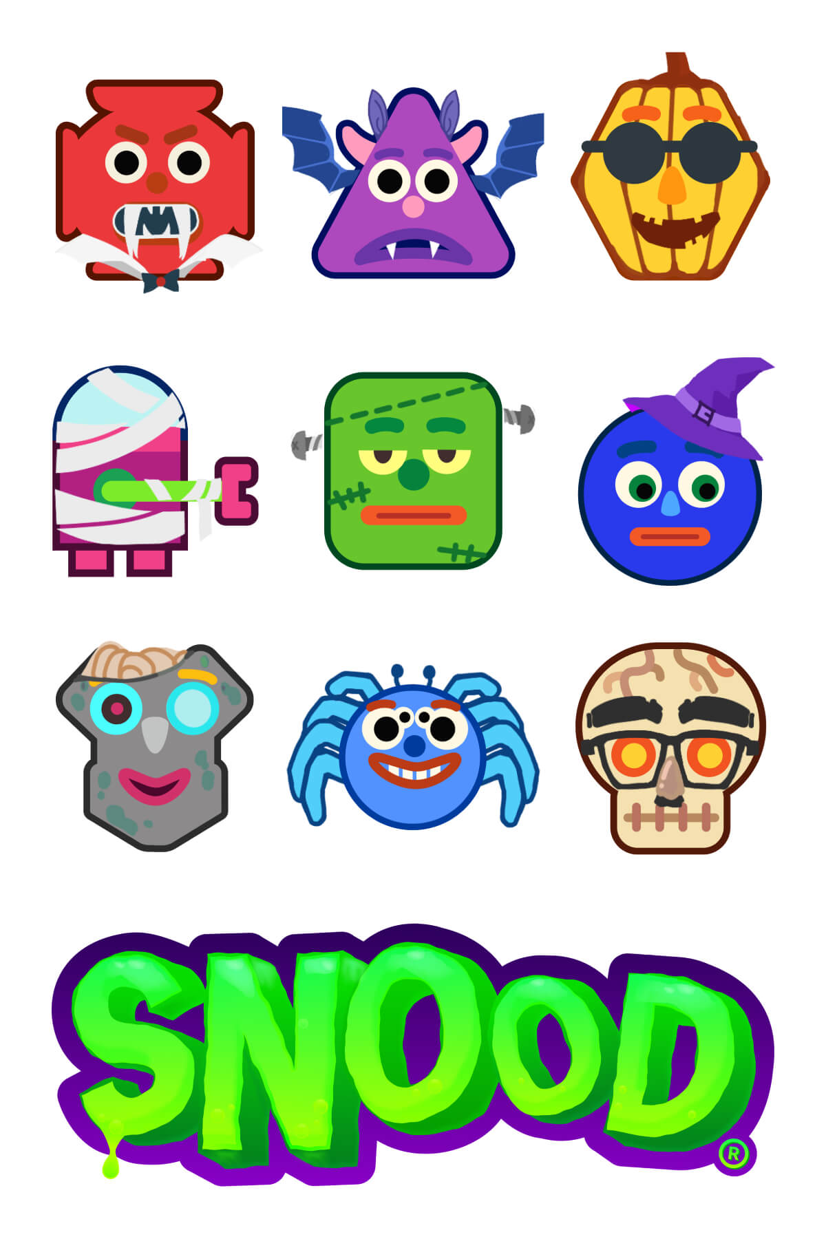 Halloween Snood Sticker Sheet - Image 2
